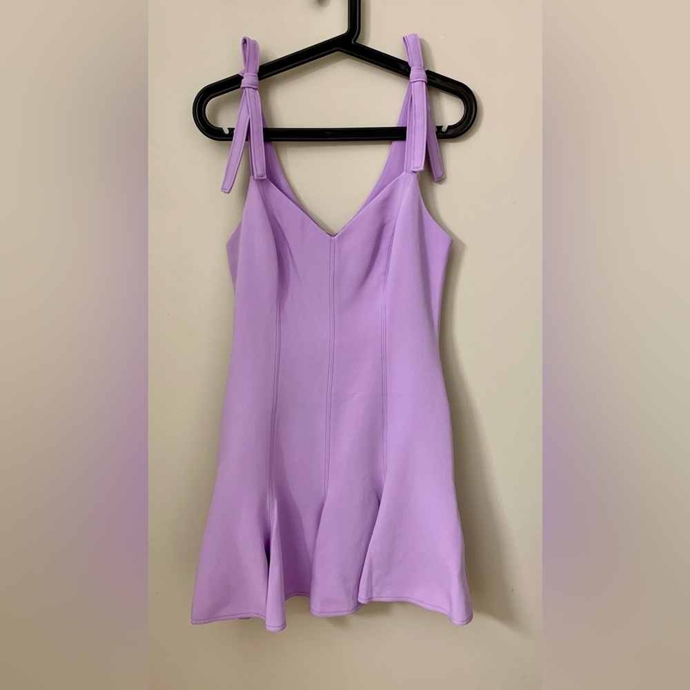 Cinq a Sept Lavender Bow Dress